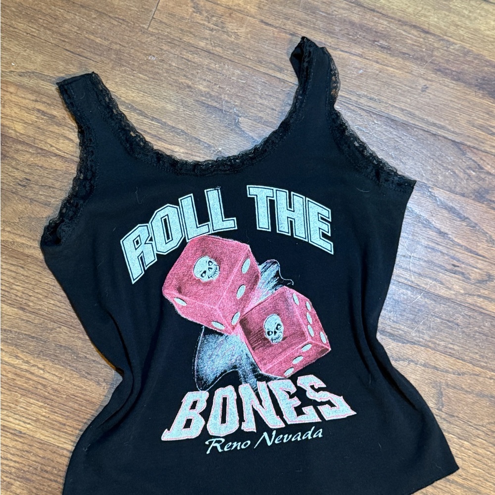 Black Graphic Women's Top